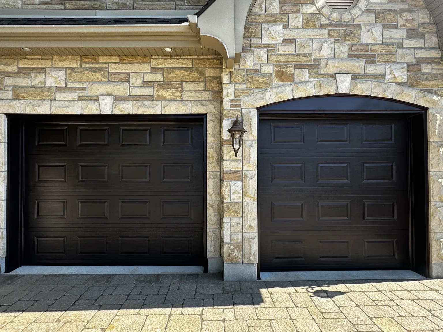 Garage Door Refinishing after